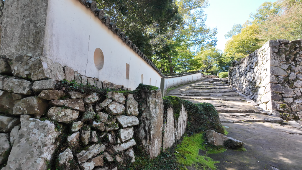 備中松山城土塀