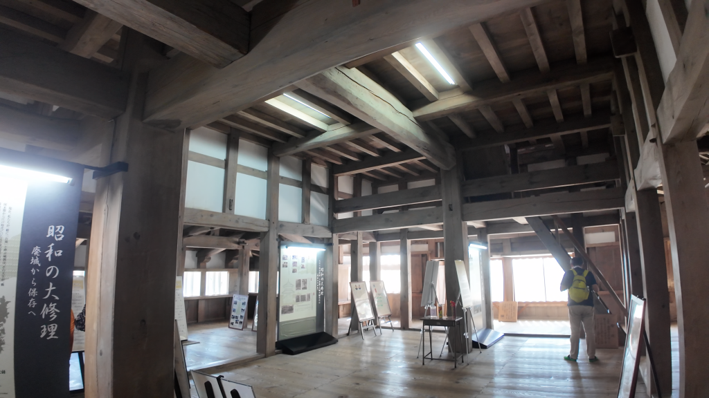 備中松山城天守內部