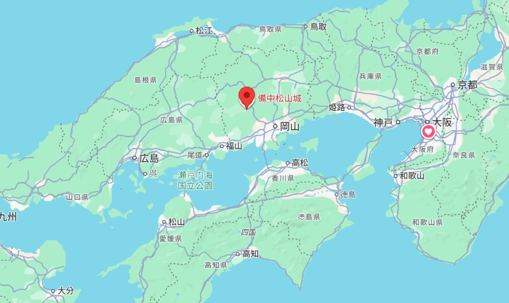 備中松山城位置